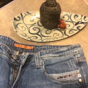 Vigoss🦋 Embellished and distressed jeans, Size 15